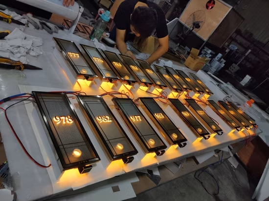 문번호 표시, LED 광고판, 호텔 LED 표시