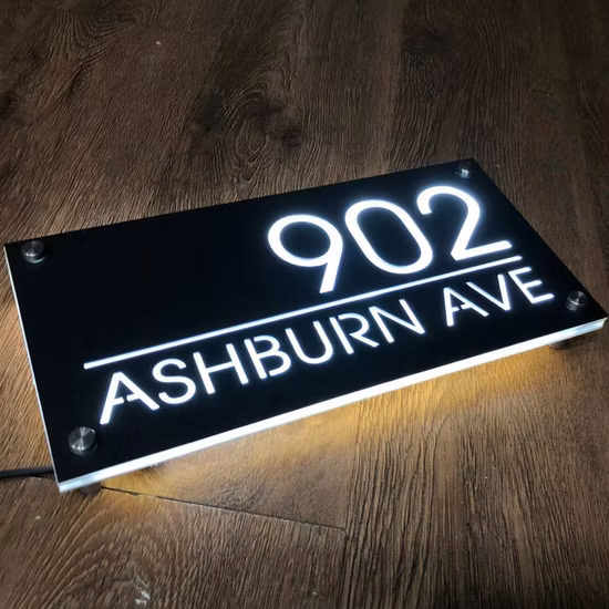 초인종을 갖춘 무선 디지털 알루미늄 호텔 문 표지