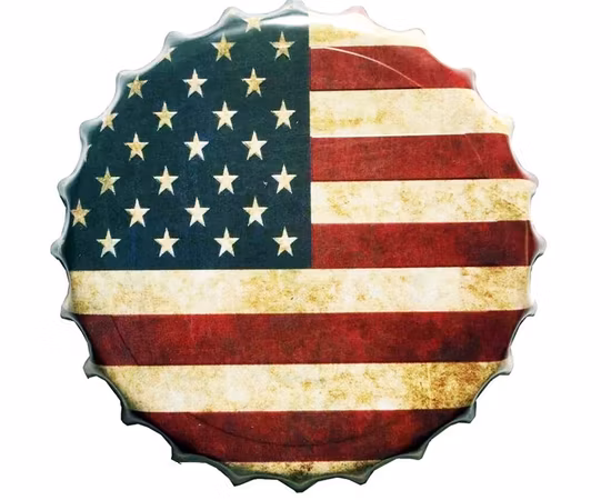 호텔 바 벽 장식 복고풍 빈티지 스타일 금속 간판