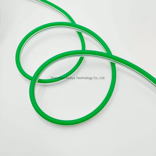 새로운 디자인 실리콘 녹색 튜브 LED 네온 플렉스 LED 네오 플렉스 24V 12V LED 네온 플렉스 로프 빛 DIY 네온 LED 라이트 RGB 네온 플렉스 네온사인