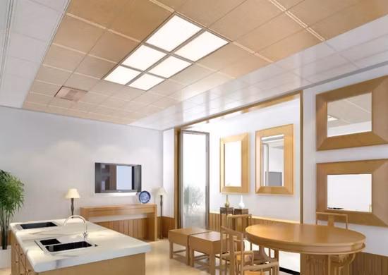 공장 알루미늄 아크릴 60*60, 600*600 595*595, 2FT*2FT, 2*4 LED 정사각형 직사각형 조명, 슬림 매립 조명, LED 패널 조명, LED 램프, 천장용 LED 조명