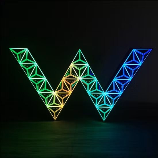 중국 비즈니스를 위한 도매 3D LED RGB 채널 문자 표지판